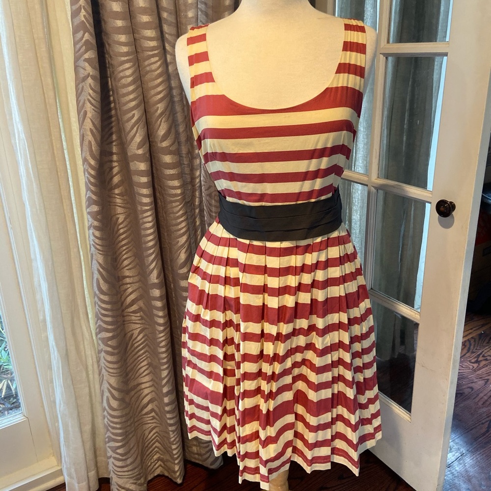 Fun cotton striped dress
